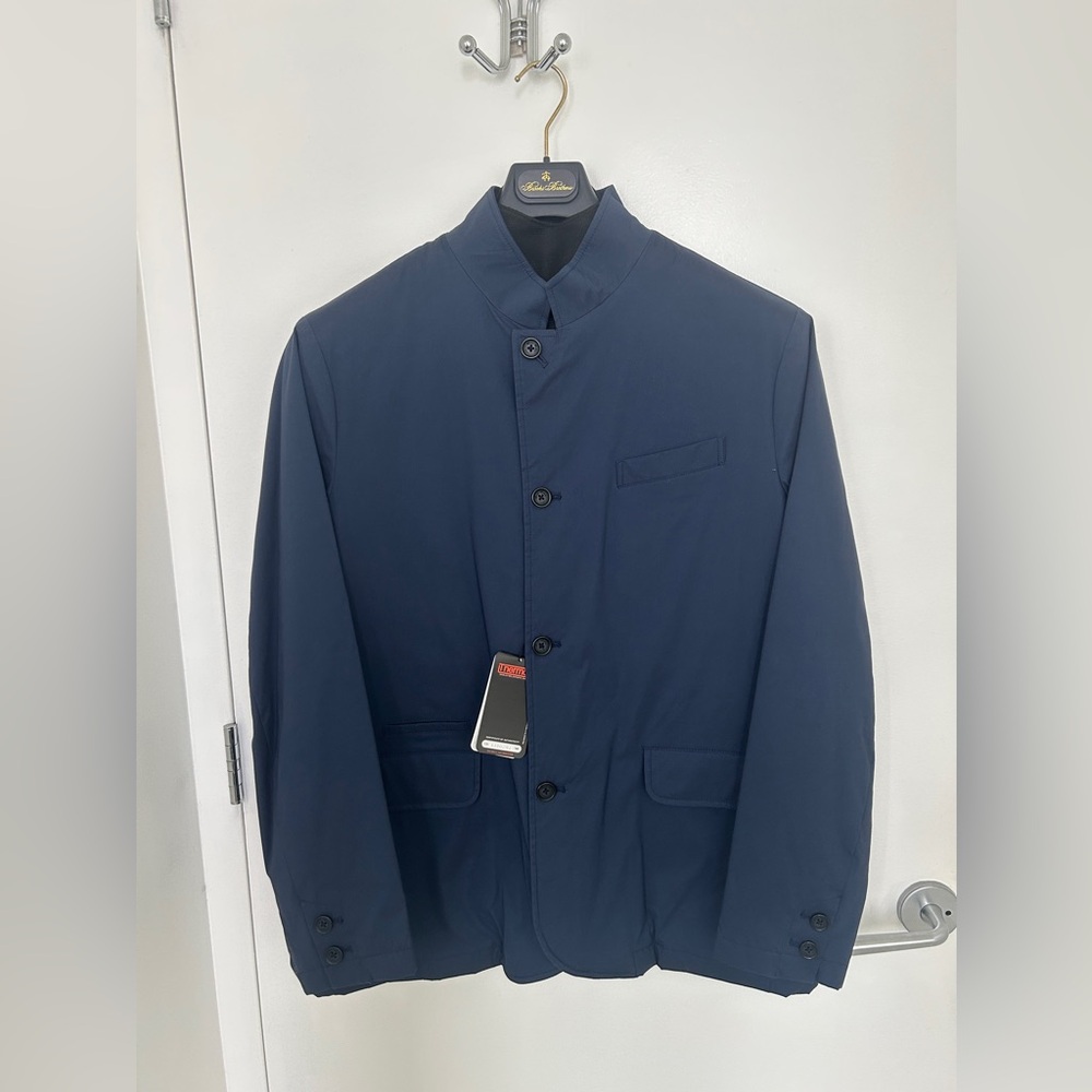 Brooks Brothers Men’s Navy Nylon Hybrid Jacket L – Casual to Dressy, NWT